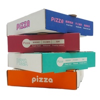Boîte à pizza en papier, échantillon gratuit, vente en gros, emballage en carton, fournisseur, conception personnalisée imprimée, boîtes à pizza de 6 8 9 10 12 14 pouces