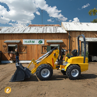 HERACLES CE Standard High Performance Backhoe Loader dengan Pompa Hidrolik Eaton dan Mesin Euro5 untuk Konstruksi dan Pertanian
