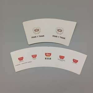 Emballage extérieur pour tasses à thé en papier alimentaire écologique, imperméable, enduit de PE double face - Product Image 1