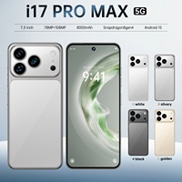 I17pro Max Baru Terlaris, True Octa-core MediaTek, Layar Lebar 7.3 inci, Android 15, 16+1T, Baja Tahan Karat