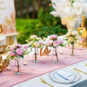 Vases à fleurs modernes <span class=keywords><strong>en</strong></span> verre, centre <span class=keywords><strong>de</strong></span> table <span class=keywords><strong>de</strong></span> mariage, verre transparent, ambre, vert, gris, petit <span class=keywords><strong>vase</strong></span> à fleurs, décoration <span class=keywords><strong>de</strong></span> la maison, mini-vases mignons pour fleurs - Product Image 2