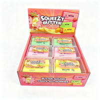 Lot de 2 jouets anti-stress en argile croustillante au beurre, faits à la main, pour la décompression, en stock