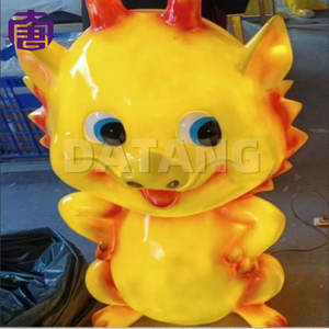 Chinese Zodiac <b>Dragon</b> Cartoon Animal 3d Fiberglass Lamp Ip65 Waterproof Christmas New Year's Day Motif Decorative <b>Lights</b> For - Product Image 4