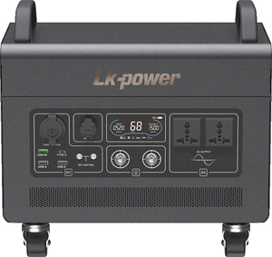 Station d'alimentation portable LKPOWER avec batterie de secours 2000W 1536Wh, générateur solaire avec sortie PD100W - Product Image 1