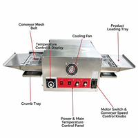 Four à pizza industriel électrique 18 pouces en acier inoxydable de qualité alimentaire, à tube droit, 6 kW, haute puissance