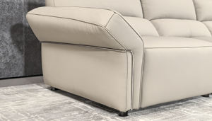 طقم أريكة فاخر بتصميم إيطالي حديث لعام <span class=keywords><strong>2026</strong></span>، أثاث داخلي، مجموعة أرائك من الجلد الأصلي - Product Image 4