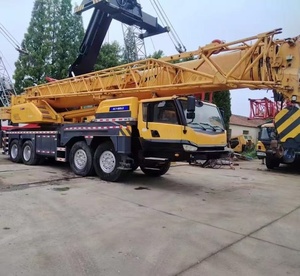 Grue sur camion d'occasion économique de 80 tonnes avec stabilisateurs papillon et moteur Weichai 4500h - Product Image 3