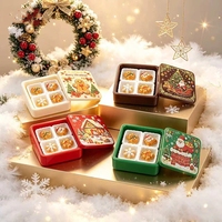 Nouvelle arrivée : maison de poupée miniature, elfe miniature, boîte cadeau de Noël en pain d'épices, biscuit en pain d'épices pour la décoration de maison de poupée