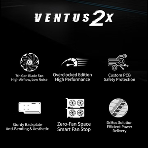 YENİ MSi GeForce RTX 5060 VENTUS 2X 8G OC BEYAZ Masaüstü Oyun Bilgisayarı Bileşenleri Stokta - Product Image 3