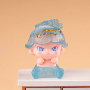 Figuras de Resina Pintadas a Mano, Ecológicas, con Signos del Zodiaco Luminosos, Muñecos Lindos de la Marca ZW, Personalizables para Navidad y Año Nuevo <span class=keywords><strong>Chino</strong></span> - Product Image 6