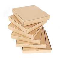 Nouvelle boîte à pizza jetable personnalisée 2025, 33 35 CM 7/9/12 pouces, boîte à pizza en papier kraft pour livraison avec votre propre logo, matériaux recyclés