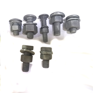 Galvanizado por inmersión en caliente cuello cuadrado pernos de <span class=keywords><strong>cabeza</strong></span> de hongo carretera barandilla perno y tuerca - Product Image 2