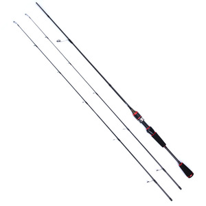 Canne à pêche télescopique FJORD ultra-légère en carbone, 2 sections, action lente, pour rivière, 90g, spinning et casting - Product Image 5