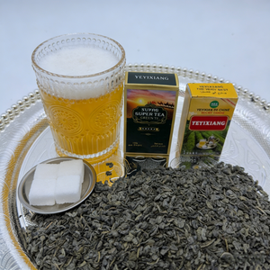 Thé vert en vrac Gunpowder 3505A, qualité export, thé vert chinois pour le marché marocain du thé à la <span class=keywords><strong>menthe</strong></span> - Product Image 4