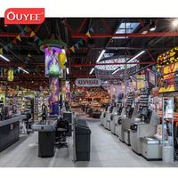 Supermarkt Winkel Levert Apparatuur Rek Rekken Gondel Metalen Display Supermarkt Gebruikte Winkel Supermarkt Schappen