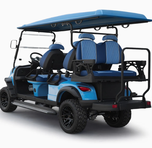 Luxury Steel 4+2 Seater Hunting Buggy Electric Off-Road Lifted <b>Golf</b> Cart 6 Passenger - Product Image 5