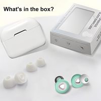 Penutup Telinga untuk Tidur Peredam Kebisingan - Super Lembut, Pelindung Pendengaran Silikon yang Dapat Digunakan Kembali - Earbud Peredam Kebisingan untuk Tidur