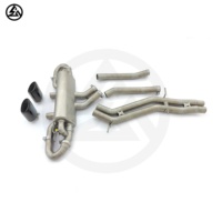 Échappement titane CSZ pour Porsche Cayenne Turbo GT 4.0TT 2021-2024 embouts d'échappement catback de silencieux valvés