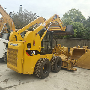 Chargeuse compacte sur pneus Caterpillar CAT246B d'origine japonaise, importée, pas chère, mini-chargeuse CAT246D, machine CAT246D 246C 242B 226B - Product Image 1