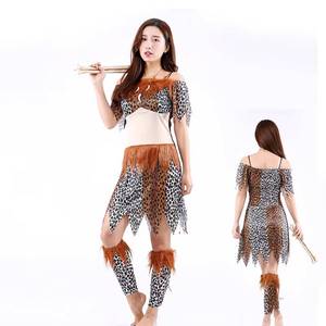 Nouveautés MS - Costumes amusants pour la famille, imprimé léopard africain et indien, pour Halloween, déguisement parent-enfant - Product Image 3