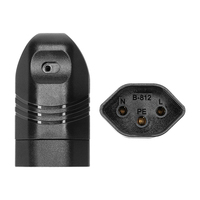 Prise électrique femelle suisse 10A réutilisable pour usage commercial, matériau PC ignifuge