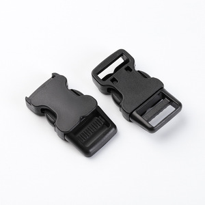 <b>Plastic</b> <b>Sliding</b> Buckle 20mm Black Durable For Bags Accessories - Product Image 3