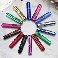 Botol parfum isi ulang perjalanan dasar kosong 5ml 8ml botol semprot Atomizer 5ml botol isi ulang parfum aluminium Mini