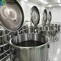 Tank voor het impregneren van geconserveerd fruit met suiker, onderdrukweekmachine voor fruit, industriële suikerketel voor het koken van fruit