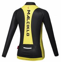 Maillot de cyclisme personnalisé pour femme, automne/hiver, sans coutures, anti-plis, à bretelles spaghetti, couleur unie, en polaire, tenue de vélo longue