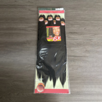 Nouvelle Tendance : Cheveux Synthétiques Ombrés Pré-étirés pour Tresses Yaki, 52 pouces, 420g, Grand Paquet, 6X Faciles à Tresser, Extensions au Crochet