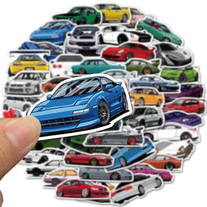 50 Calcomanías de Autos de Carreras Estilo <span class=keywords><strong>JDM</strong></span>, Impermeables, Personalizadas para Niños, Adolescentes, Jóvenes y Adultos, Calcomanías para Autos Deportivos - Product Image 2