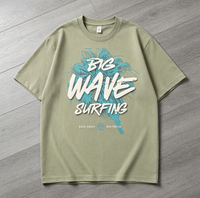 Camiseta de Manga Corta con Bolsillo en el Pecho, Mezcla de Algodón y Lyocell de 220 g/m², Protección Solar, Refrigerante, Absorbe la Humedad, Corte Holgado, Informal