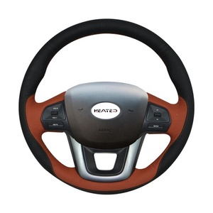 Funda de Cuero para <span class=keywords><strong>Volante</strong></span> de 4 Radios para K2 <span class=keywords><strong>Rio</strong></span> 2011-2016 - Product Image 6