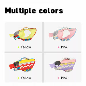 Giubbotto salvagente cane Ripstop regolabile giubbotto salvagente cane per il nuoto con strisce riflettenti maniglia di salvataggio - Product Image 5