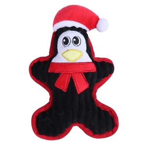 Petite taille coton <span class=keywords><strong>chien</strong></span> jouet à mâcher haute qualité noël père noël pingouin bonhomme de neige forme grinçant morsure résistant et Durable pour animaux de compagnie - Product Image 5