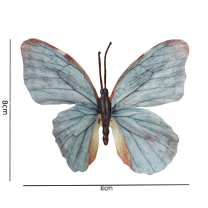 <span class=keywords><strong>10</strong></span> unids/bolsa 8 CM 3D decoraciones de mariposas artificiales para vestidos decoración de la casa decoración de muebles para zapatos - Product Image 4