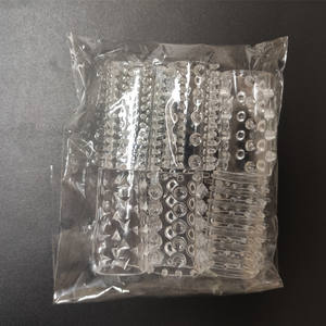 Venta caliente de plástico cristal condón pene manga 6 piezas dedo <span class=keywords><strong>condones</strong></span> Anillo para el pene conjunto - Product Image 4