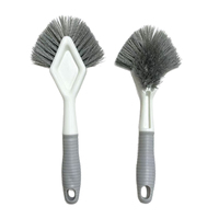 Brosse de nettoyage multifonction FF6390 pour salle de bain, sol, baignoire, évier, rainures et interstices, brosse de nettoyage domestique pour coins difficiles d'accès