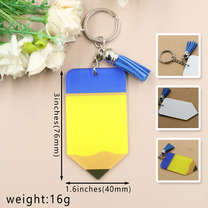 Llavero de Lápiz de Moda con Borlas para Regalo de Agradecimiento a Profesores, Tutoras y Educadores - Product Image 3