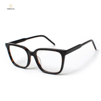 Monture de lunettes en acétate de qualité supérieure pour hommes et femmes, légère, confortable, style rétro tendance