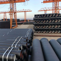 Meilleur choix DN80-1200mm Tuyau en fonte ductile à raccordement par emboîtement, revêtu de bitume pour les infrastructures de canalisations souterraines