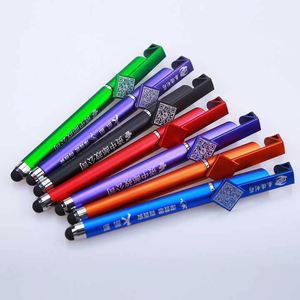 Support de téléphone portable multifonction à écran tactile, prix d'usine, stylo à encre gel avec impression de code QR et logo personnalisé - Product Image 3