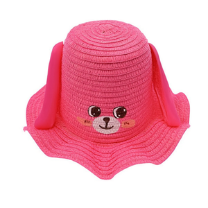 Cappello di paglia con airbag a forma di orso dei cartoni animati per bambini, taglia unica. - Product Image 1