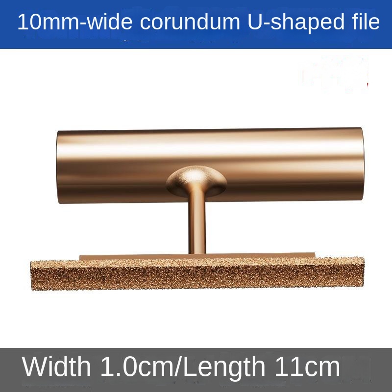 Marble U-shaped diamond file [width 1cm]]