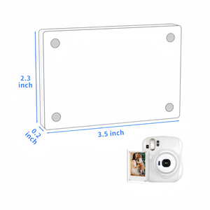 Marco Magnético Acrílico para Refrigerador, Marco Magnético <span class=keywords><strong>de</strong></span> Doble Cara para Imágenes, Tarjetas, Regalos <span class=keywords><strong>de</strong></span> Navidad - Product Image 2