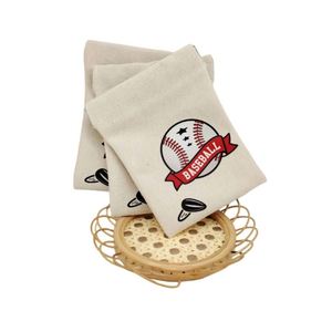 Bolsas de lona de 12 oz para semillas de béisbol, bolsas de regalo, monederos para jugadores de equipos de béisbol, recuerdos de fiesta, bolsas exprimibles y carteras - Product Image 4