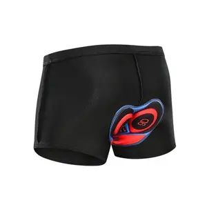 Herstellung Outdoor 3D gepolsterte Fahrrad Unterwäsche Anti Slip Männer Frauen Silikon Butt Cycling Shorts