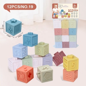 Nuevo Producto 2026, Bloques <span class=keywords><strong>de</strong></span> Construcción <span class=keywords><strong>de</strong></span> Goma Suave Montessori para Bebés, Juego <span class=keywords><strong>de</strong></span> Aprendizaje Temprano, Bloques <span class=keywords><strong>de</strong></span> Apilamiento, Juguete - Product Image 6
