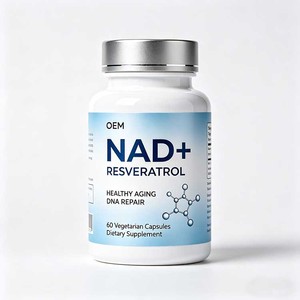 Cápsulas de Gel Suave con NAD Trans-Resveratrol, Nicotinamida Ribósido, Berberina y Ácido Hialurónico, Suplementos para Adultos, 500 mg, OEM - Product Image 2