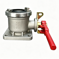 Válvulas de Bola Rectas Manuales de Acero Inoxidable para Camiones de Bomberos y Tanques de Combustible Industriales DN50-DN80